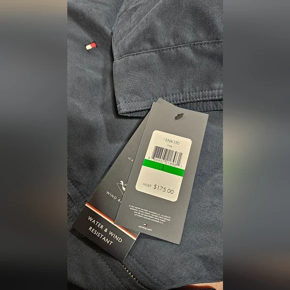 NWT Tommy HilfigerMen's Lightweight Full Zip-Front Jacket Size L - Picture 5 of 9